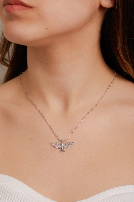 Heliophilia Silver Collar de Metal Plateado